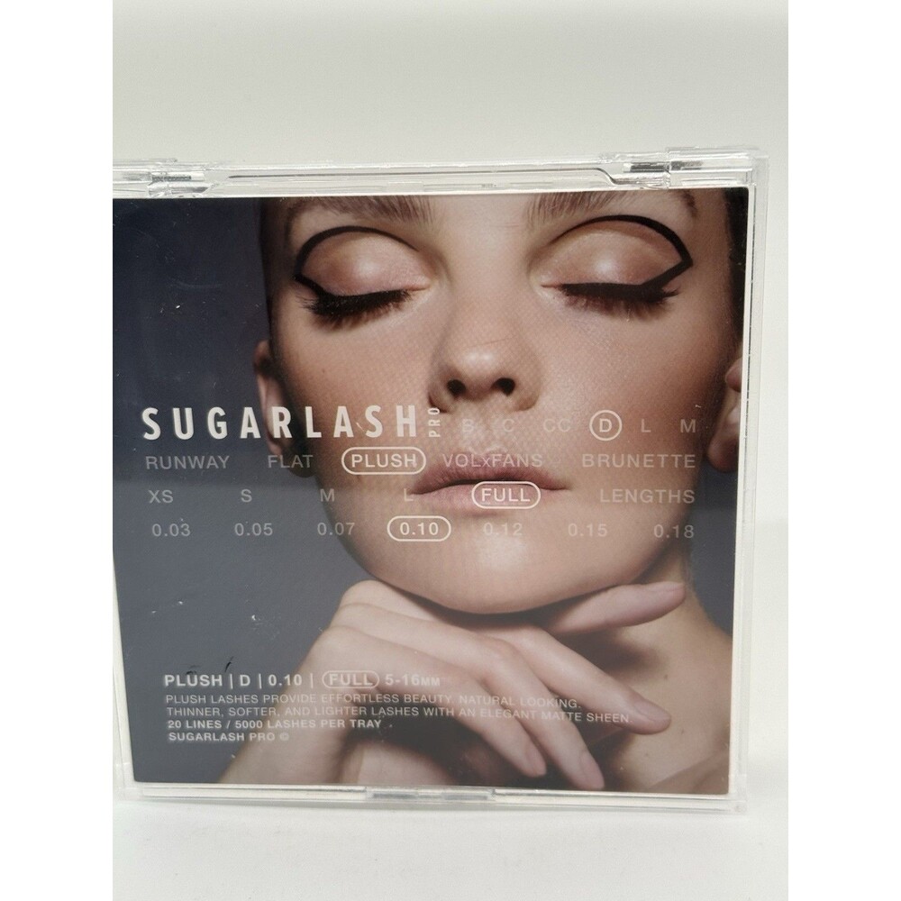 SUGARLASH Pro Plush Full D 0.10 5-16MM Eyelash Professional Extensions New